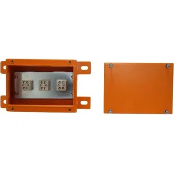 Rozvaděč RS PRO Rozvodná skříň Ocel Oranžová 200 mm 150 mm IP65 IECEx 100 mm