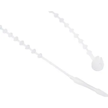 Organizace kabelů Kabelové vázací pásky Nedá se uvolnit 143mm 1,8 mm Bílá Nylon 66 RS PRO