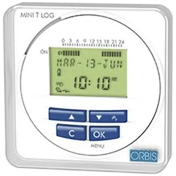 Dekorativní svítidlo ORBIS Zeitschalttechnik OB251512 časovač do předního panelu, digitální, týdenní program, denní program, 3000 W, IP20
