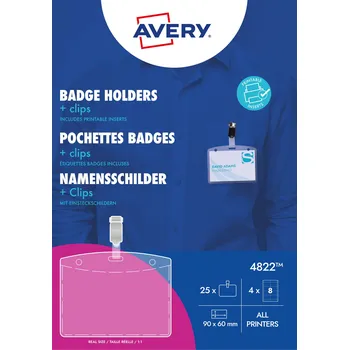 Kotouček do pokladny a tiskárny štítků Avery-Zweckform 4822 štítek se jménem (š x v) 90 mm x 60 mm 25 ks