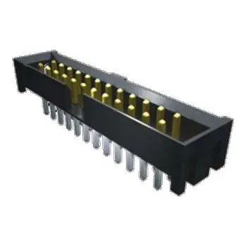 Elektrický konektor Konektor PCB, řada: STMM, počet kontaktů: 30, počet řad: 2, rozteč: 2.0mm, orientace těla: Pravý úhel, Průchozí otvor,