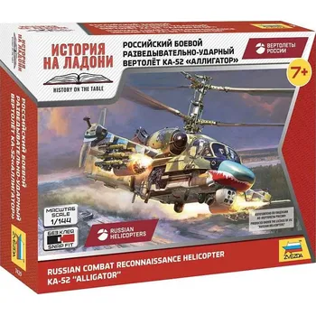 Plastikový model Ka-52 Russian Attack Helicopter - Zvezda Model Kit 7429
