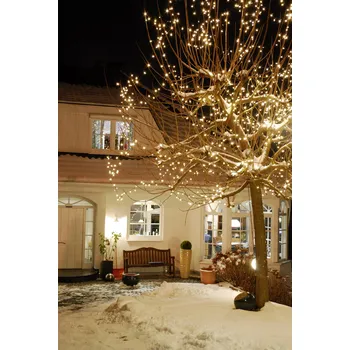 Dekorativní svítidlo Konstsmide 6080-100 mini světlelný řetěz venkovní Energetická třída (EEK2021): G (A - G) 230 V Počet žárovek 304 LED teplá bílá Délka světel: 45.45 m