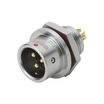 Deltron Connectors DELMSF1212/P4 kulatý konektor DIN, 1 ks