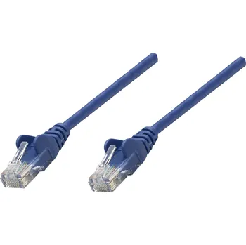 Datový kabel Intellinet 342599 RJ45 síťové kabely, propojovací kabely CAT 6 U/UTP 2.00 m modrá 1 ks