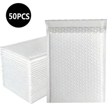 Obalový materiál Přepravní bublinková obálka 50ks 13x15 cm více barev bílá