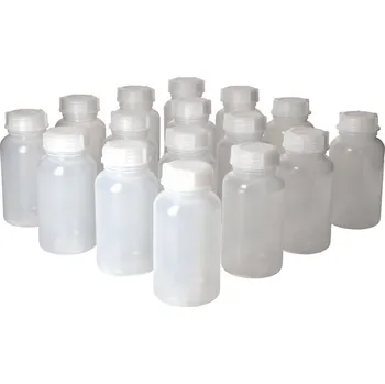 Lahve se širokým hrdlem z LDPE, objem 500 ml, 16 kusů