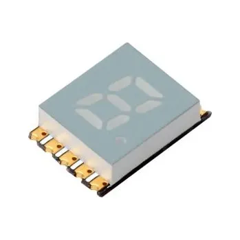 Polovodič LED displej LED CA barva LED diody Červená 15 mcd RH DP 5.1mm Broadcom 635 nm