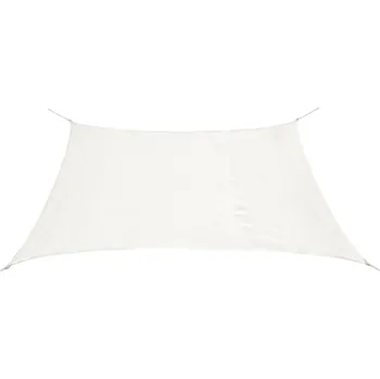 Stínicí plachta vidaXL Plachta proti slunci z HDPE čtvercová 2 x 2 m bílá