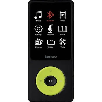CD přehrávač Lenco Xemio-860GN přenosný CD přehrávač Discman zelená