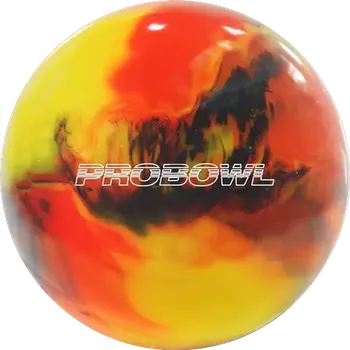 Bowlingová koule PRO BOWL PROBOWL BLK YELLOW ORANGE
