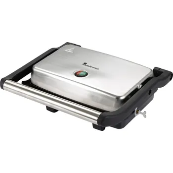 Zahradní gril MasterPRO elektrický gril, kontaktní gril, černá/ocelová