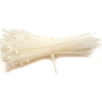 Stahovací páska Kotevní technika Stahovací pásky PS bílá 4,5x290mm, 100ks