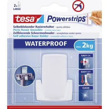 Izolační páska tesa POWERSTRIPS® Waterproof holicí držák bílá Množství: 1 ks
