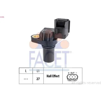 Kliková hřídel Senzor, otáčky motoru FACET 9.0585