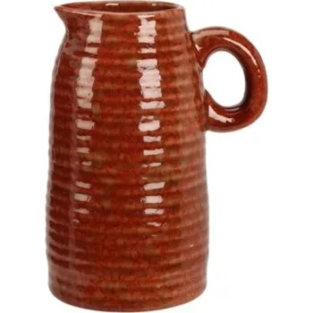 Váza Kameninová váza s uchem červená (cs, Harasim velkoobchod s. r. o.)