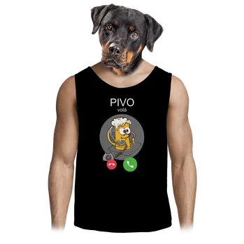 Pánské tílko Bastard Pivo volá pánské tílko Black