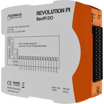 Elektronická stavebnice Revolution Pi by Kunbus RevPi DO PR100196 rozšiřující modul pro PLC 24 V