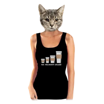 Bastard Na velikosti záleží dámské tílko klasické Black