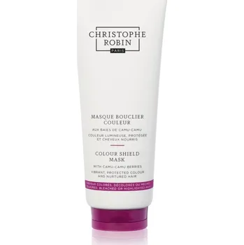 Vlasová regenerace Christophe Robin Color Shield Mask with Camu-Camu Berries vyživující maska na vlasy pro barvené a melírované vlasy 200 ml