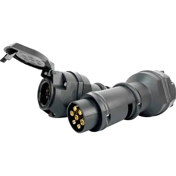 Přívěs k motorovému vozidlu Berger a Schröter redukce napětí 7 pólová zásuvka typu S pro zapojení přívěsu