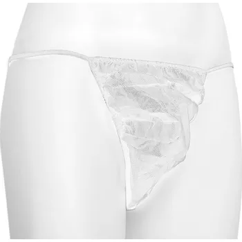 Nemocniční lůžko Inhand Jednorázová bílá tanga dámská, 100 ks