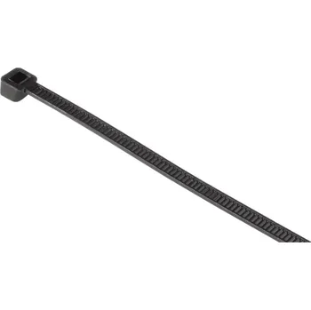 Stahovací páska Hama kabelová spona plast černá flexibilní (d x š) 20 cm x 0.48 cm 50 ks 00221000