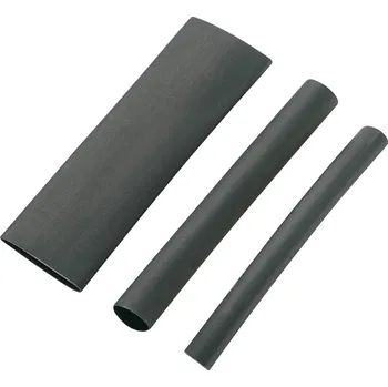 TRU COMPONENTS 1565133 sada smršťovacích bužírek černá 12.70 mm 1.60 mm Poměr smrštění:3:1 6 díly