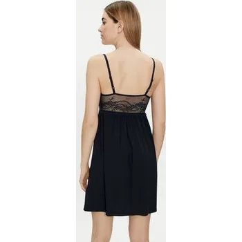 Dámská noční košile Tommy Hilfiger Noční košile UW0UW03578 Tmavomodrá XL