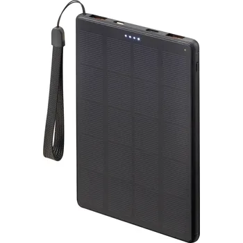 Powerbanka VOLTCRAFT SL-100VC solární powerbanka Li-Pol, 10000 mAh, Dodávka energie, černá