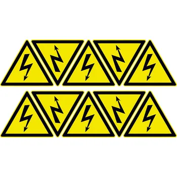 výstražná tabule Pozor, vysoké napětí samolepicí fólie 10 ks