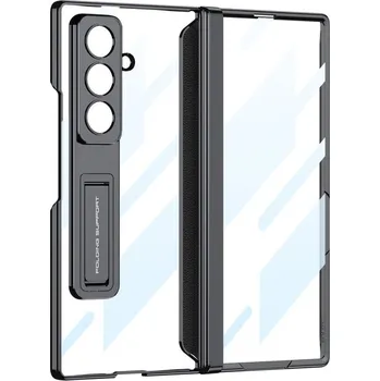 Pouzdro na mobilní telefon GKK PHANTOM pro Samsung Galaxy Z Fold7 5G průhledný