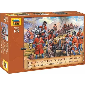 Volný čas Russ. Artillery Peter the Great - Zvezda Wargames (AoB) figurky 8058