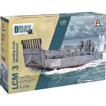 Plastikový model LCM3 - Italeri Model Kit loď 6755
