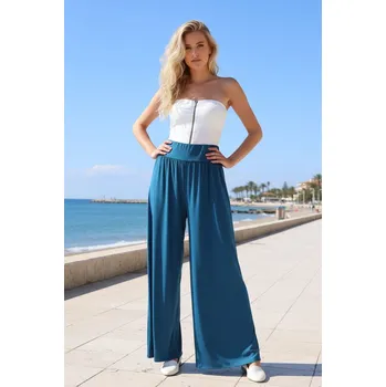 Dámské kalhoty TopMode Dámské kalhoty palazzo 943083