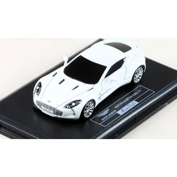 autíčko Aston Martin One 77 2016 bílá 1:87 - Frontiart Aston Martin - kovový model