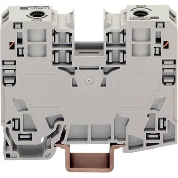 WAGO 285-135 průchodková svorka 16 mm pružinová svorka osazení: L šedá 1 ks