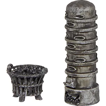 Modelová železnice MBZ 30274 H0 selkový koš a dílenský trouba 3D tiskový model