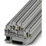 Phoenix Contact 3031157 dvojitá svorka tažné pružiny 4.2 mm pružinová svorka šedá 50 ks