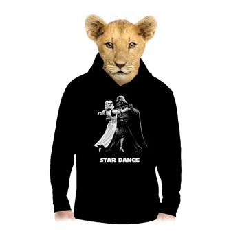 Chlapecká mikina Bastard Star dance dětská mikina klokanka Black