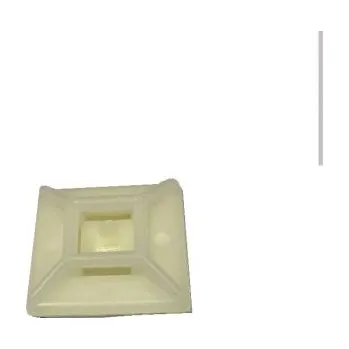 Organizace kabelů Držák kabelových stahovacích pásek pro 8mm široké pásky 26.1mm 26.1 mm barva Přírodní samolepicí RS PRO