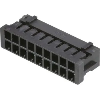 Elektrický konektor Pouzdro konektoru, řada: DF11, rozteč: 2mm, počet kontaktů: 18, počet řad: 2, orientace těla: Rovný, Samice, Kabelová