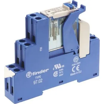 Relé Relé rozhraní 24V dc DPDT Lišta DIN 4C Series 250 → 440V ac