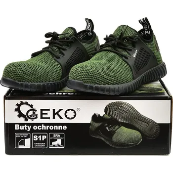 Pracovní obuv Geko Ochranná obuv model č. 10 zelená S1P – velikost 42 (5)