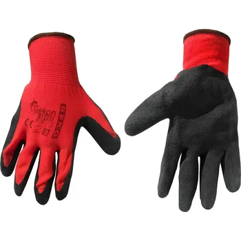 Pracovní rukavice Ochranné rukavice GEKO r.9/latex červené/(12/240)