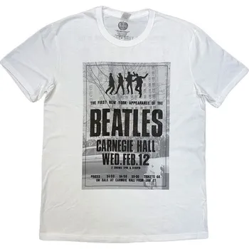The Beatles Tour '64 Carnegie Hall White 2XL Tričko