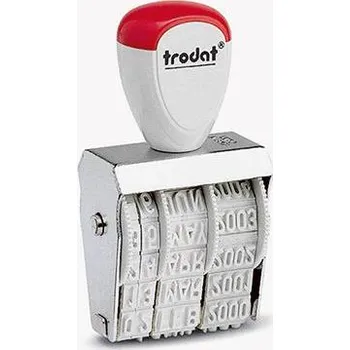 Razítko Trodat CLASSIC 1010 datumovka 26 x 4 mm (š x v) stříbrná