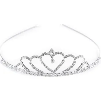 Šperk Štrasová čelenka / korunka do vlasů, malé, 7 crystal