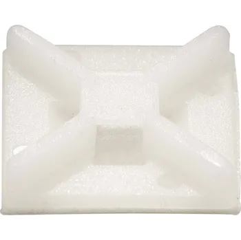 Organizace kabelů Sada lepících úchytek, 19 x 19 mm, 50 ks