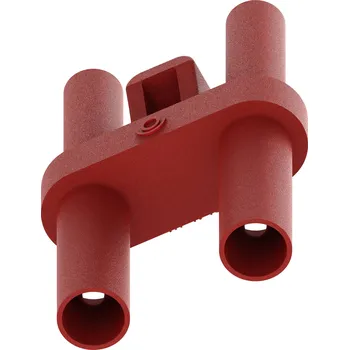 Měřicí kabel Electro PJP 2019-ARS-IEC-CD1-R Stackable safety shorting plug, 19 mm pitch, červená, 2019-ARS-IEC-CD1-R, 1 ks
